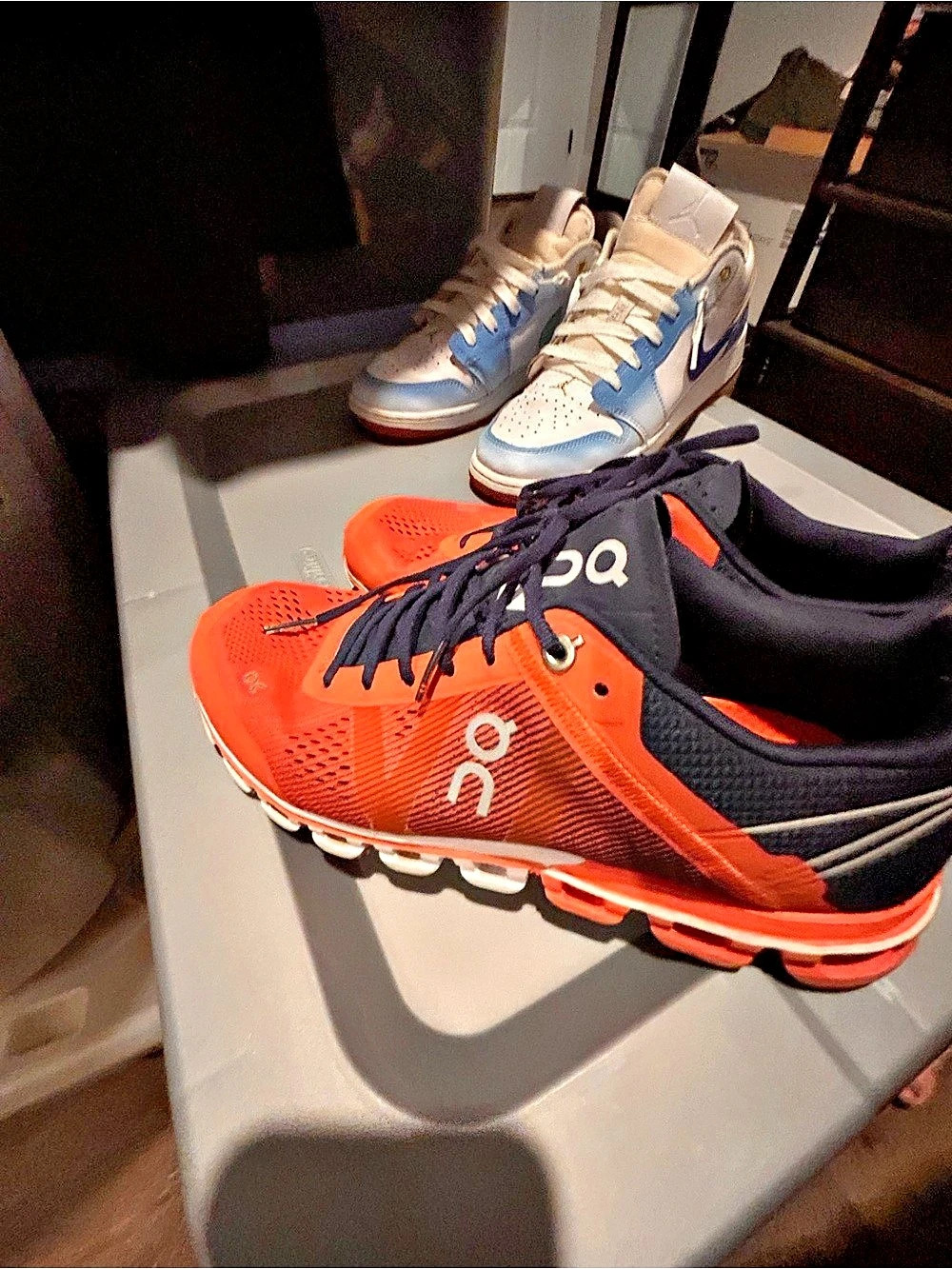 On Cloudstratus 3 Athletic Shoes Orange & Black